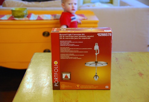 Can Light to Pendant Light - Crap I've Made